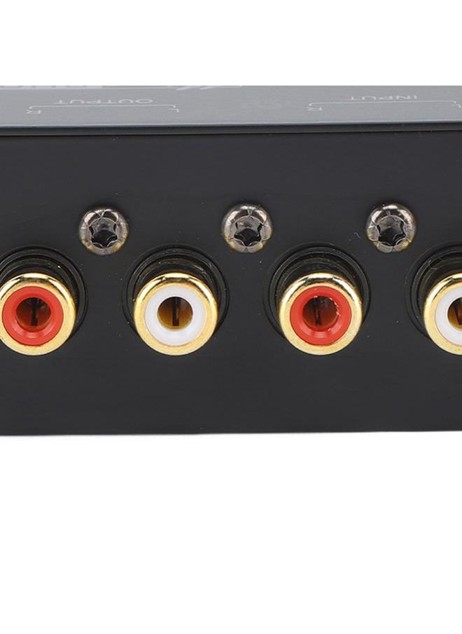 PP400 Phono Preamp Ultra Compact Phono Turntable Preamp Preamplifier for Record Player 100‑240V US Plug