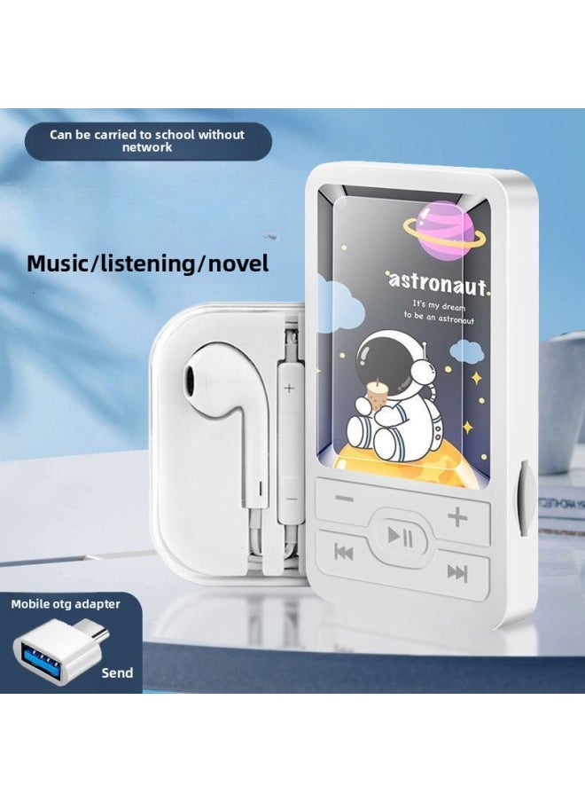 Students Listen To Songs Walkman High School Students Boys And Girls Mini Portable Sports Music Player-Body Color:A1 Unicorn-Memory Capacity:No External Speaker, 32g Can Store 8,000 Songs + 4-piece Set