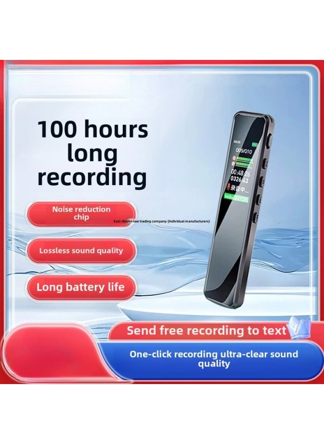 Lawyers Use Recording Pen Professional High-definition Noise Reduction Artifact Equipment Student Class Recorder To Play Mobile Phone Sound-Body Color:[apple Version] Free Original Headphones★One-click Recording + Long Battery Life Noise Reduction + High-definition External Play-Memory Capacity:8GB
