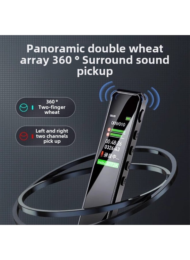 Lawyers Use Recording Pen Professional High-definition Noise Reduction Artifact Equipment Student Class Recorder To Play Mobile Phone Sound-Body Color:[apple Version] Free Original Headphones★One-click Recording + Long Battery Life Noise Reduction + High-definition External Play-Memory Capacity:8GB