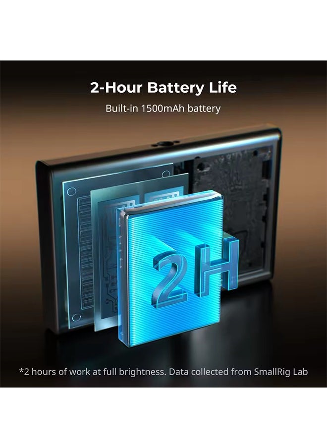 SmallRig Wireless Video Monitor for Phone Vlog Kit with Remote Control 1500mAh Battery for iPhone & Android Mobile Phone 4851