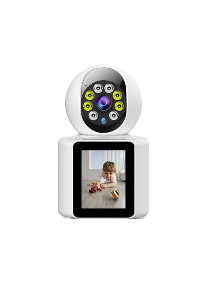 Two way video WiFi camera 1080P Video Calling WIFI HD Camera One-Click Video Calling Infrared Night Vision Video Baby Monitoring Camera, CCTV IP Camera Smart Auto Tracking Baby Monitor, Motion Detection Built-in Speaker