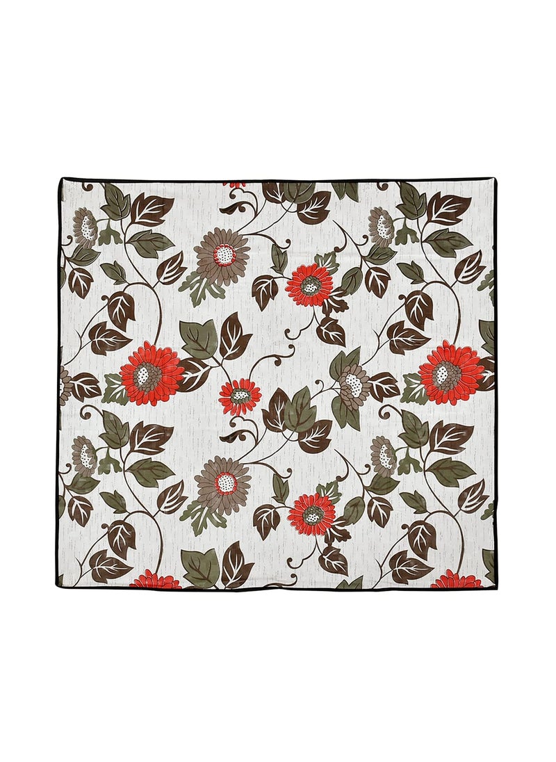 Khushimit Baby Playing on Bed with Colour Full Protected Sheet Round Baby Bed Server Food Mat Size36x36 inches Design 20
