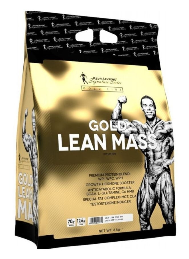 Kevin Levrone, Gold Lean Mass, 70g Protein, Chocolate, 6Kg, 30 Servings