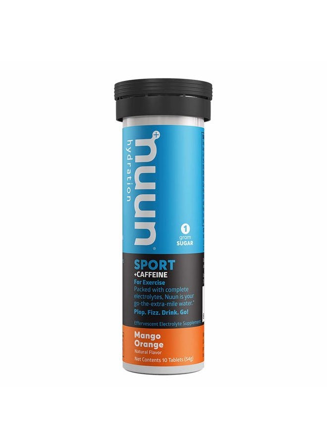 Sport + Caffeine: Mango Orange Electrolyte Tablets (3 Tubes of 10 Tabs) 33
