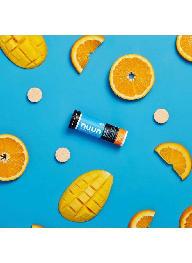 Sport + Caffeine: Mango Orange Electrolyte Tablets (3 Tubes of 10 Tabs) 33