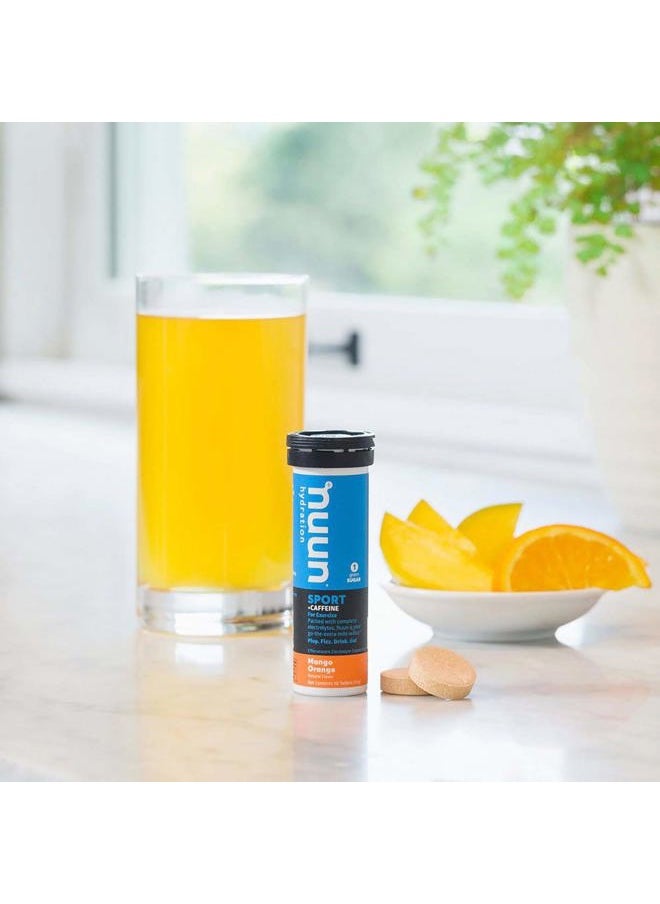 Sport + Caffeine: Mango Orange Electrolyte Tablets (3 Tubes of 10 Tabs) 33