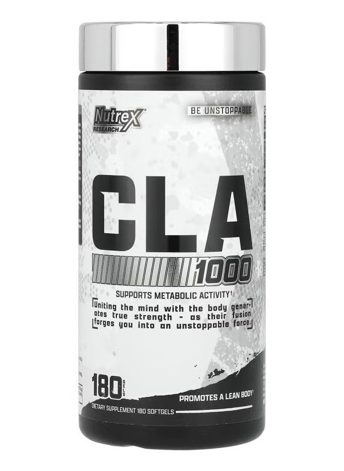Nutrex, CLA 1000, Support Metabolic, 180 SoftGels, 180 Servings