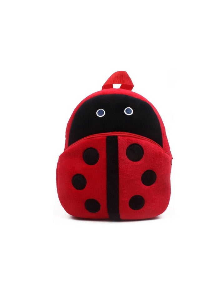 Fire truck 2-4 years old plush children backpack toy bag boys and girls bag kindergarten bag small bugs