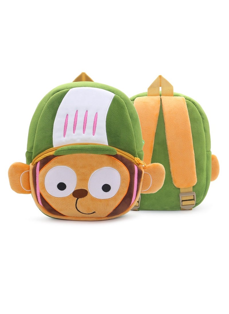 Cartoon plush backpack Animal Sports Backpack for boys and girls Climbing monkey
