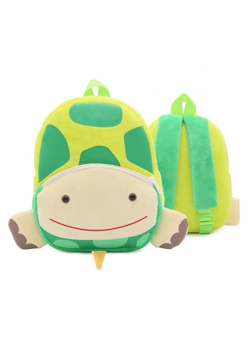 Cute cartoon children backpack backpack kindergarten plush backpack animal turtle
