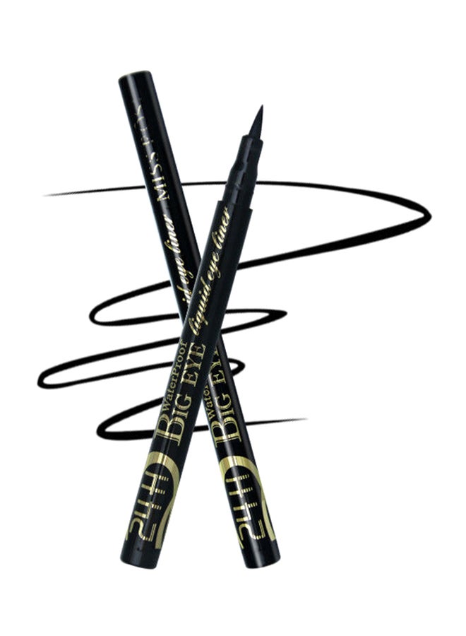 Big Eye Waterproof Liquid Eyeliner Black