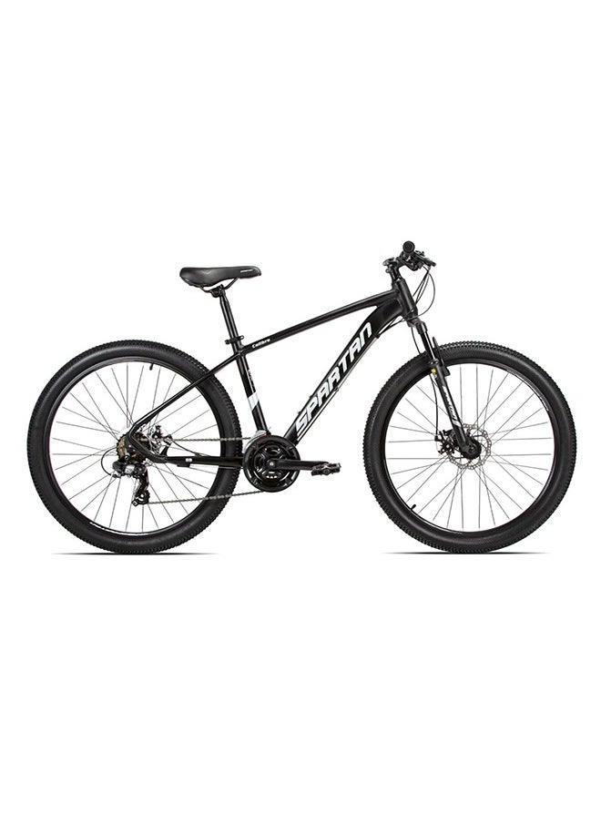 Calibre Hardtail Mountain Bicycle| 27 inch wheel size| 21 speed Shimano gear | For adults| Charcoal black