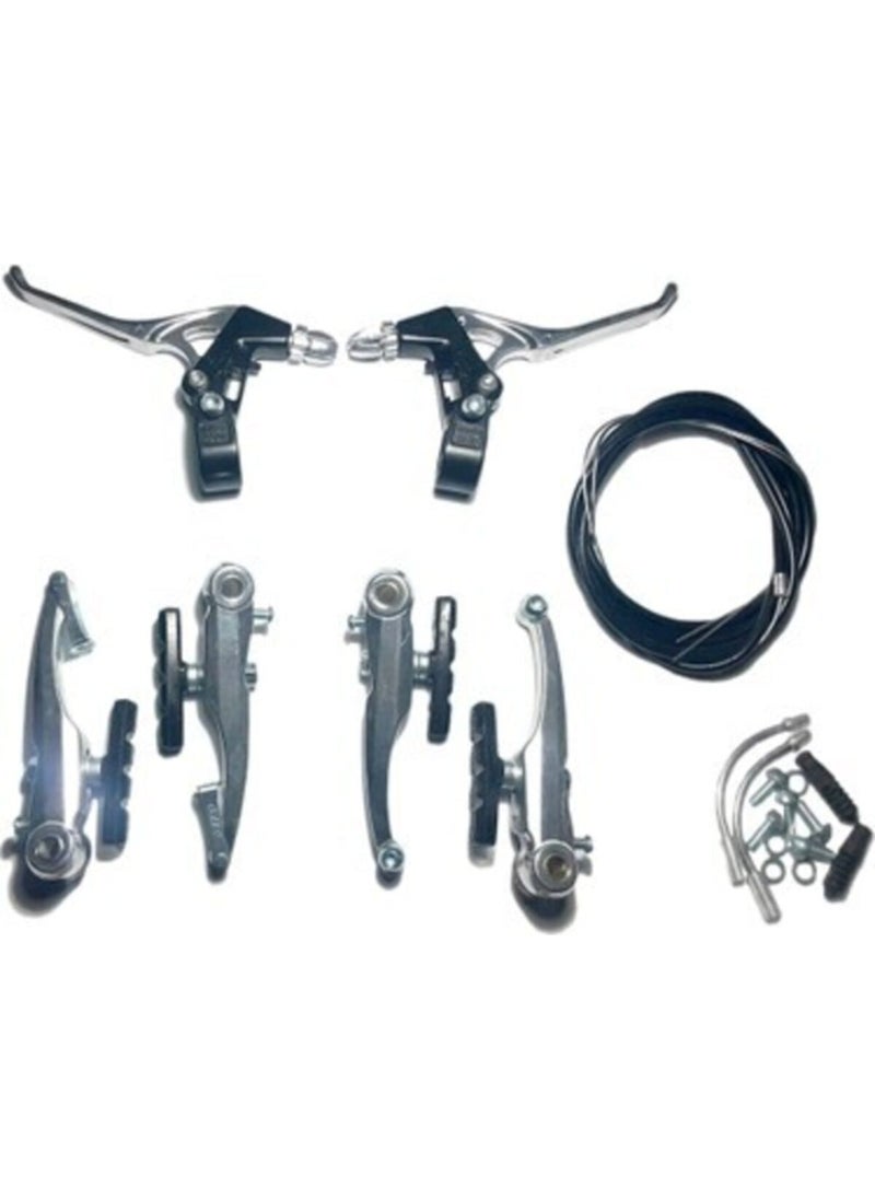 Bicycle Aluminum Brake Set Front Rear Set