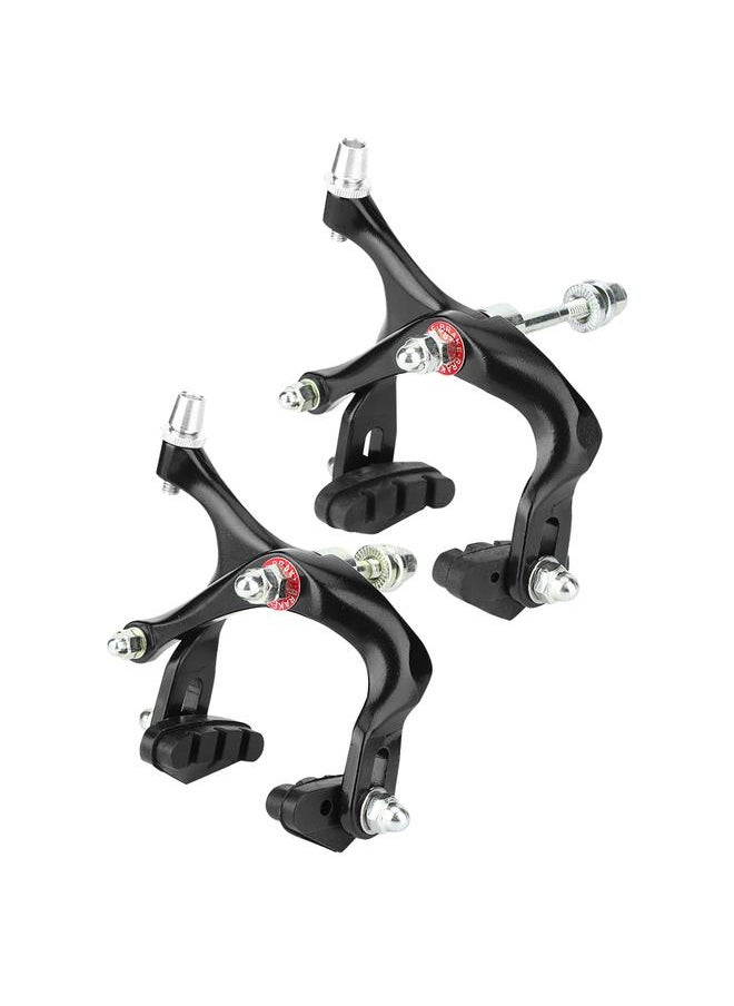 High Quality Bicycle Bike Dual Pivot Caliper Brake Set Front Rear with Brake Pads Cycling AccessoryBike Brake Caliper Set Assembly (1 Pair)