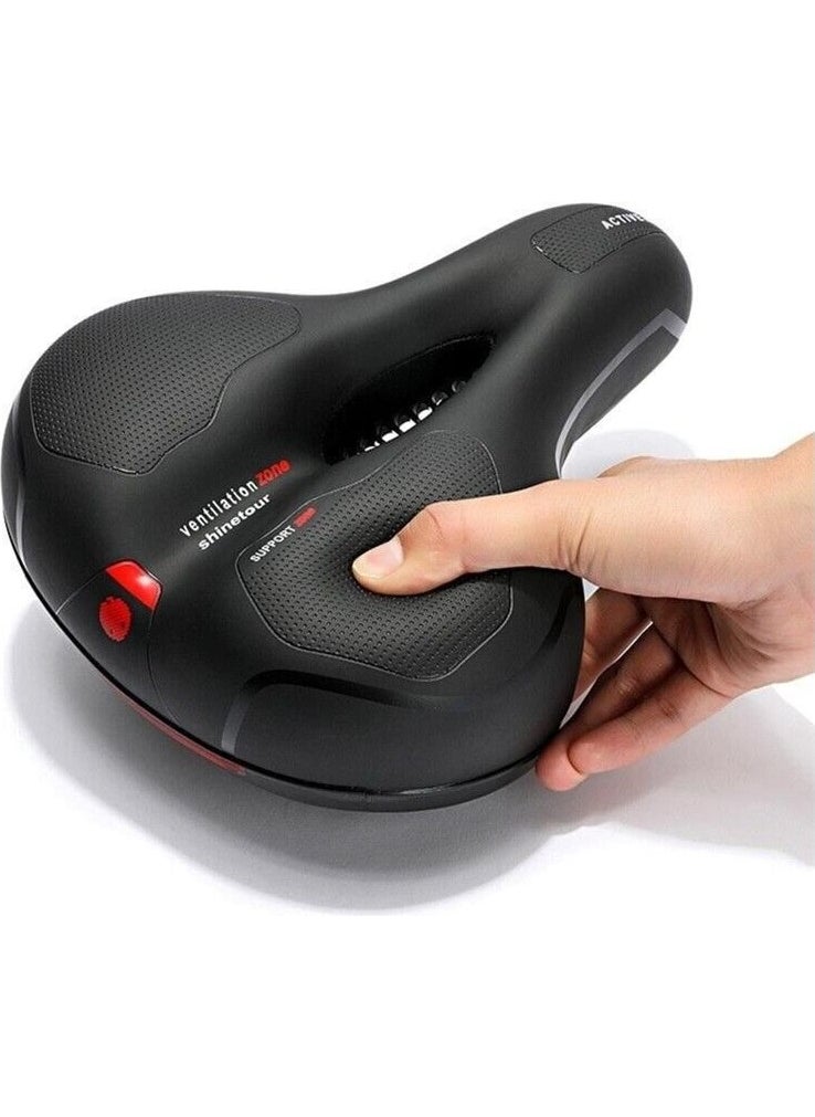 Bicycle Saddle Air Channeled Elastomer Spring Soft Texture