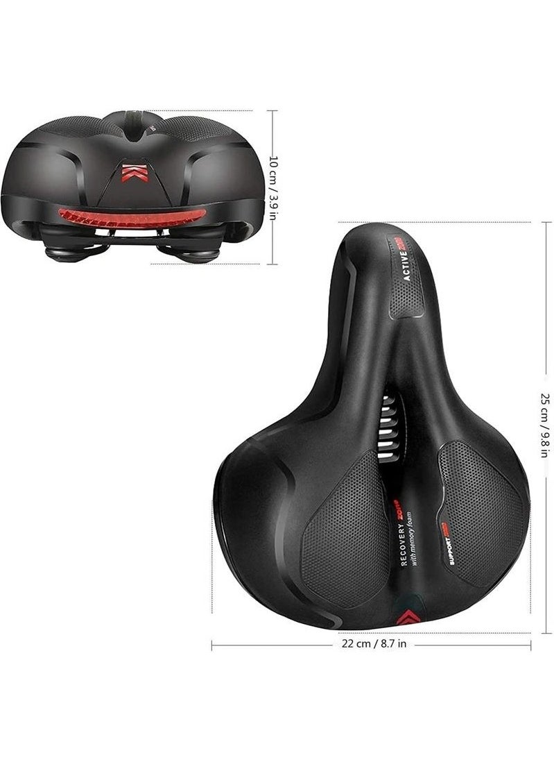 Bicycle Saddle Air Channeled Elastomer Spring Soft Texture