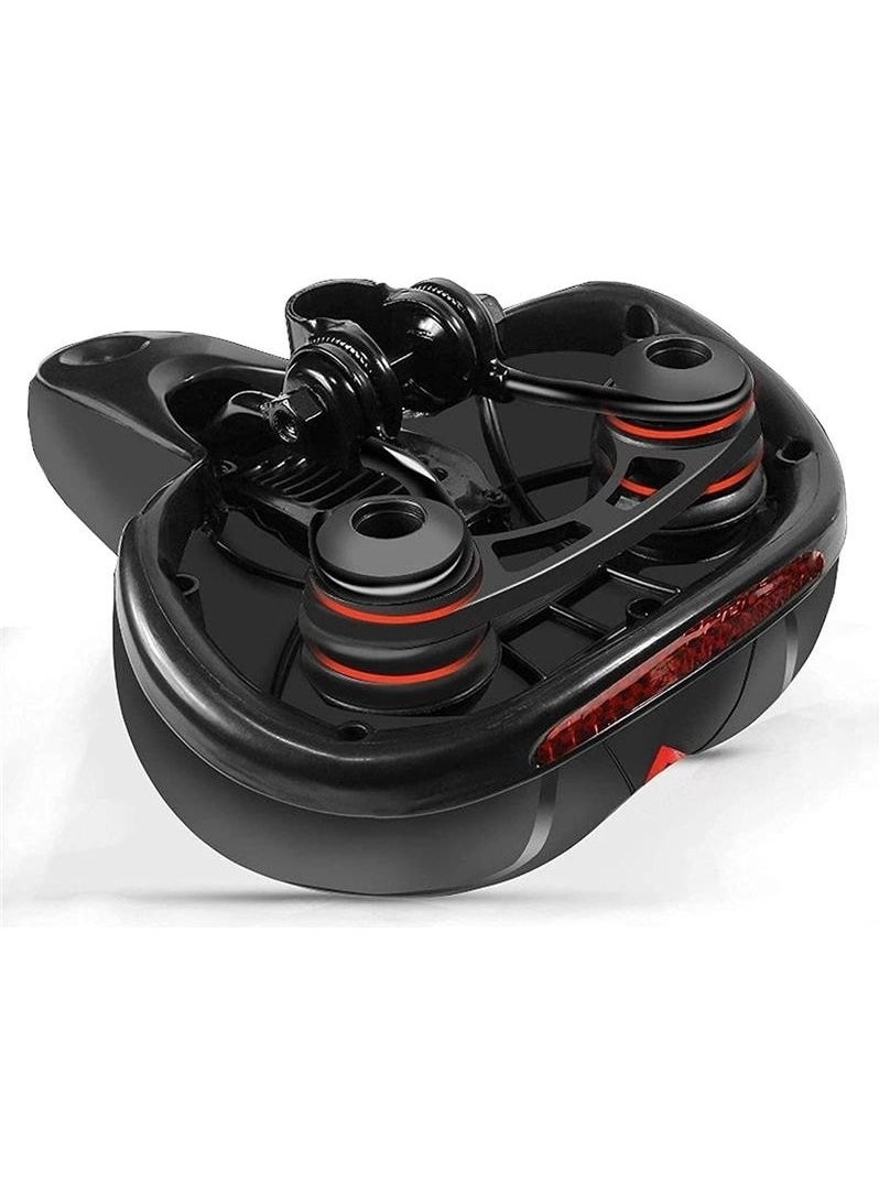 Bicycle Saddle Air Channeled Elastomer Spring Soft Texture