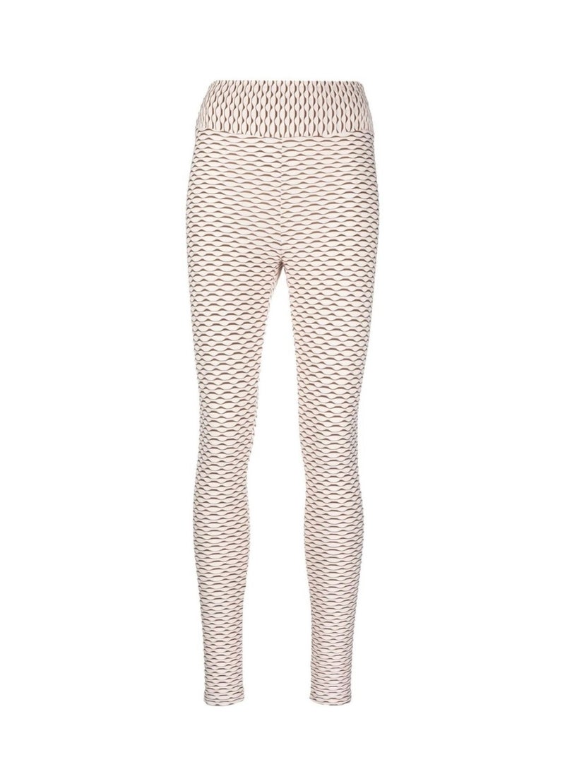 3D Leggings - Ivory