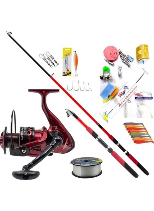 Red Remixon Machine 180 Rod Fishing Rod Set