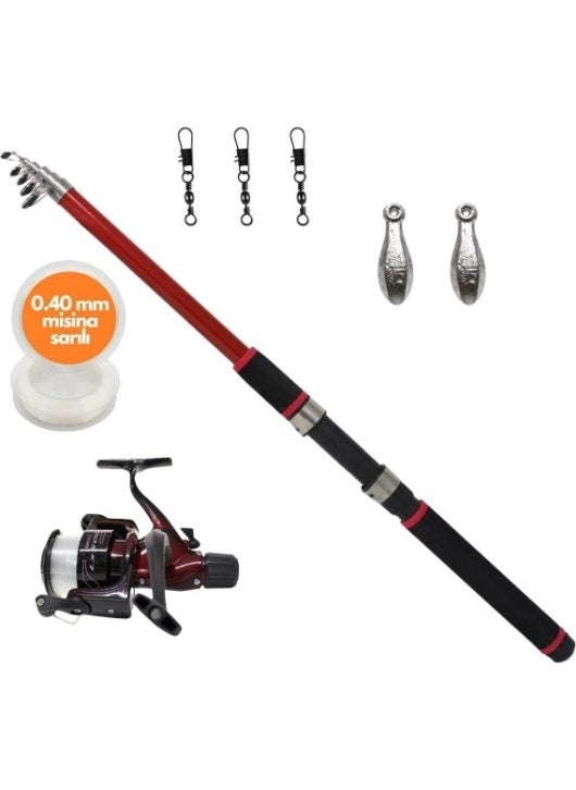 270 cm Rod 50' Machine Medium Fishing Rod Set