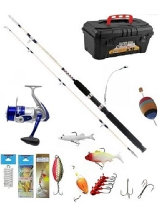 Full Set Boat Fishing Rod Set 150 cm Rod (Supplied Assembled)