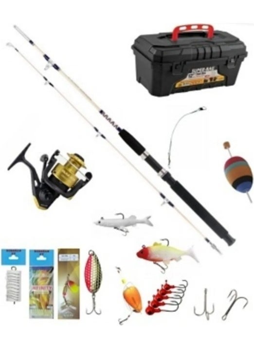 Fishing Tackle Set Suitable for Boat and Shore Use 150 cm