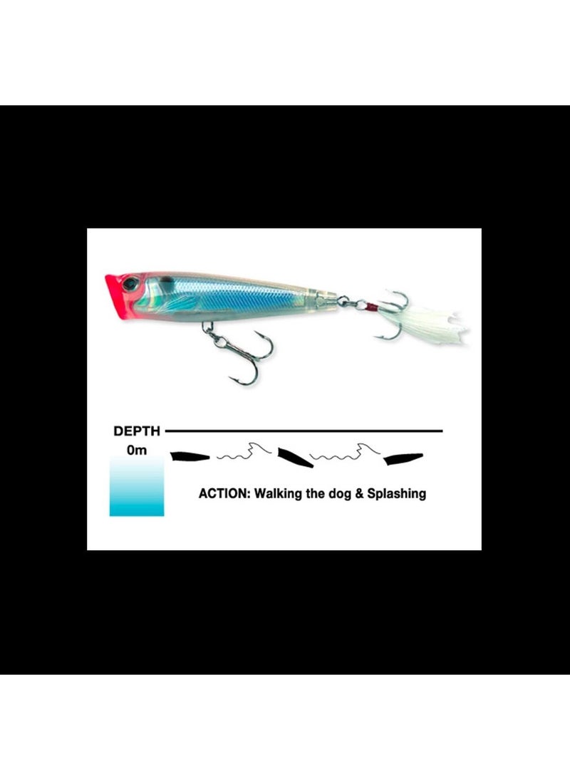 3D Qw Popper 65 mm 7 gr Floating Artificial Bait