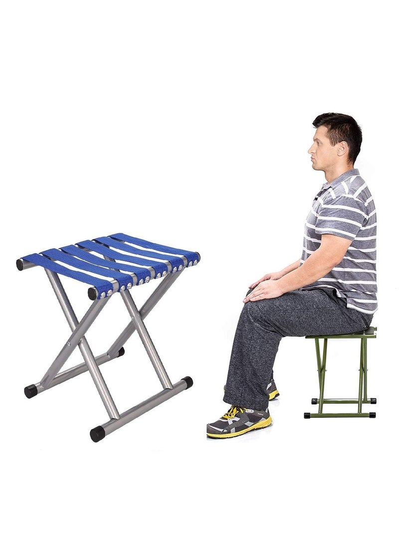 Divik Foldable Travel Stool Folding Lightweight Stool Chair Camping Hiking Picnic Garden Stool Folding Stools for Adults Outdoor Camping Stool 1Pcs