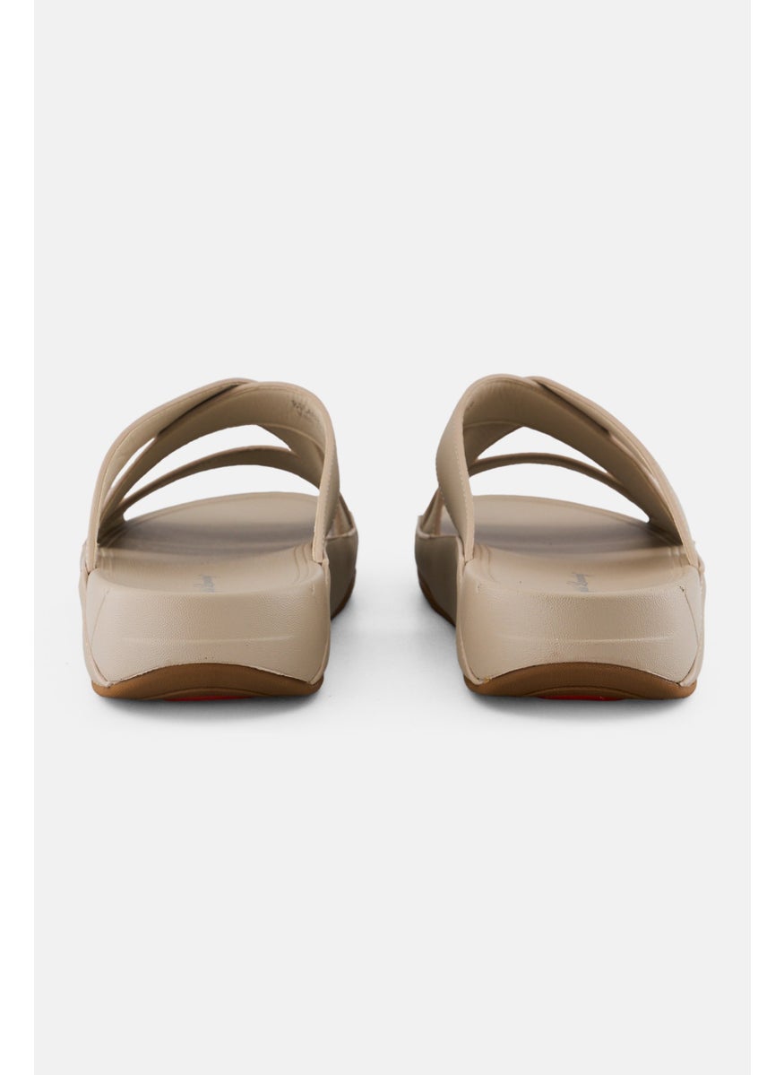 Men Slip On Arabic Sandals, Beige