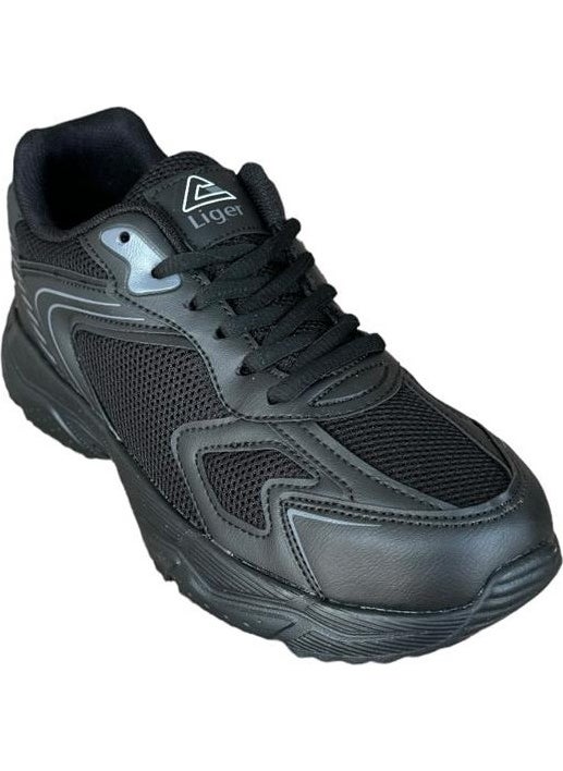 Unisex Faylon Sole Lace-Up Sneakers Black Black