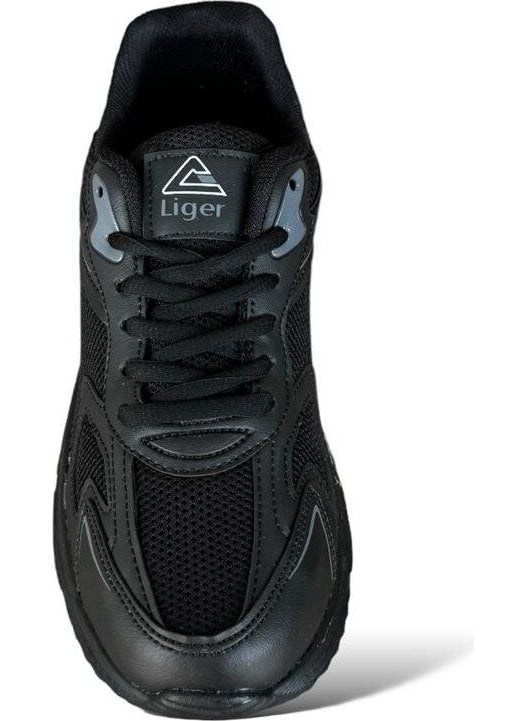 Unisex Faylon Sole Lace-Up Sneakers Black Black
