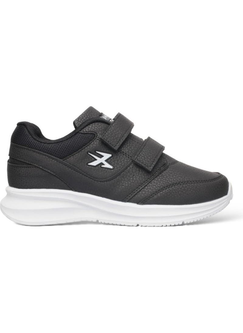 Women's Velcro Casual Sneakers Black White