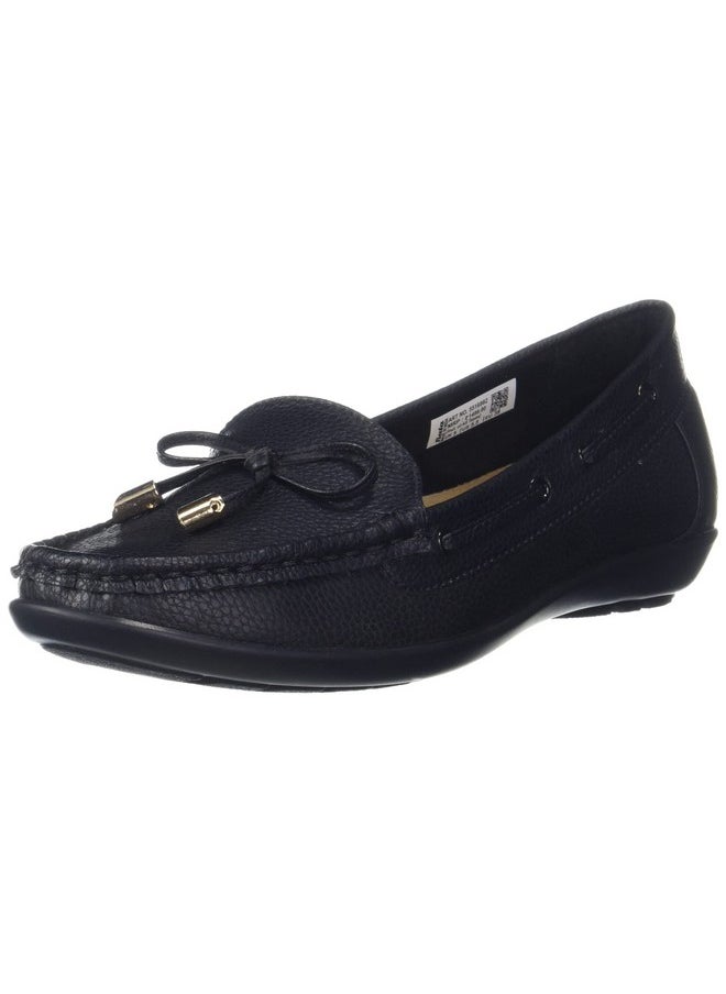 Bata Women's YAJNA Moccassins (5516992_BLACK_4 UK)