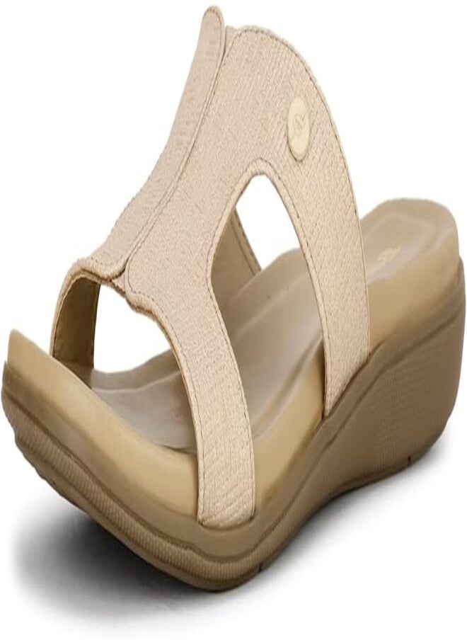 Bata womens Eve Mule E 23 Beige color Flat Sandal - 8 UK (5718041)