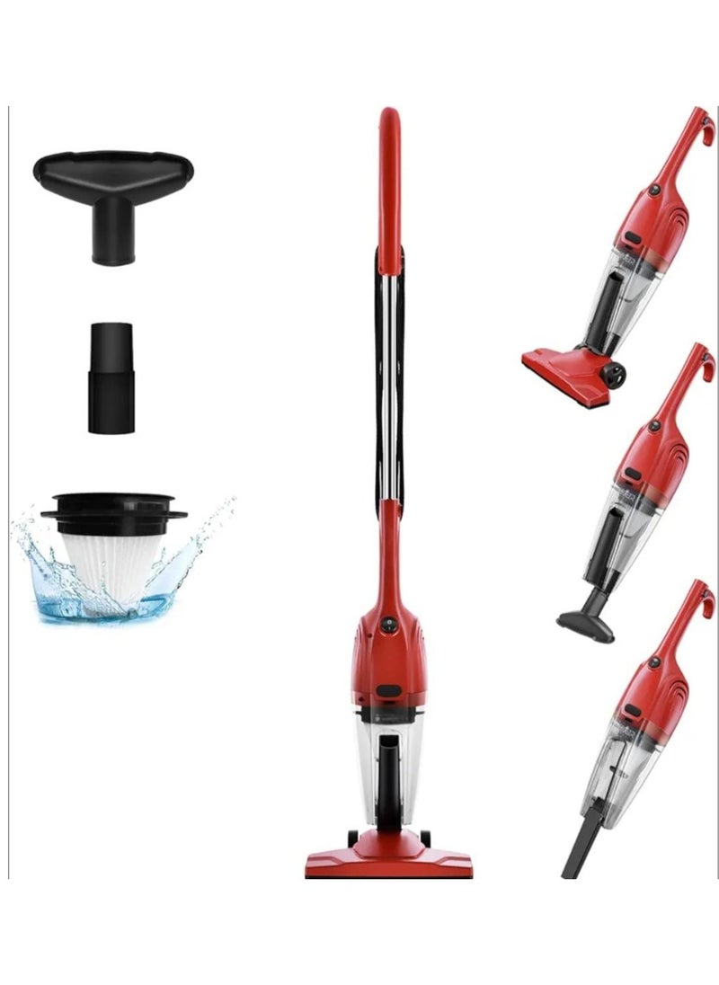 Handheld Vacuum Cleaner – Powerful Corded Suction for Hard Floors, Carpets & Pet Hair – Lightweight Design with Long Cable & Multiple Attachments