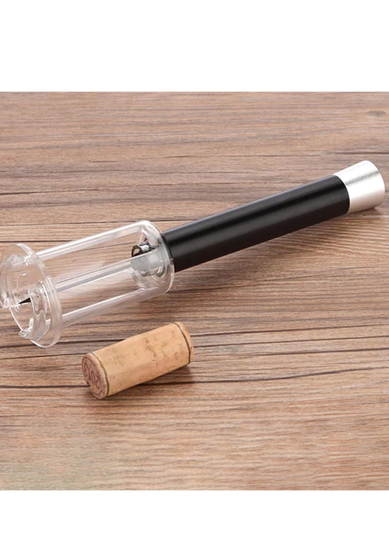 Air Pressure Pump Bottle Opener with Foil Cutter, Aerator Pourer,Vacuum Stopper(4PCS), Simple Cork Remover, Efficient Corkscrew Bottle Opener, Great for Wine Lovers, Perfect Wine Gift
