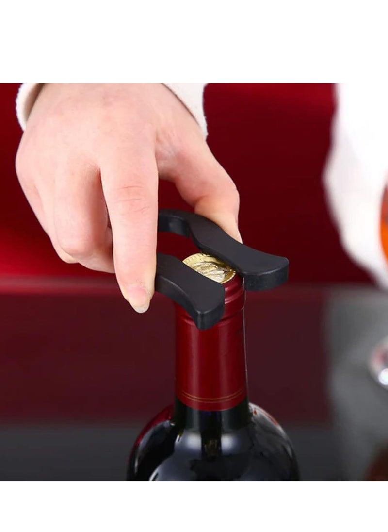 Air Pressure Pump Bottle Opener with Foil Cutter, Aerator Pourer,Vacuum Stopper(4PCS), Simple Cork Remover, Efficient Corkscrew Bottle Opener, Great for Wine Lovers, Perfect Wine Gift