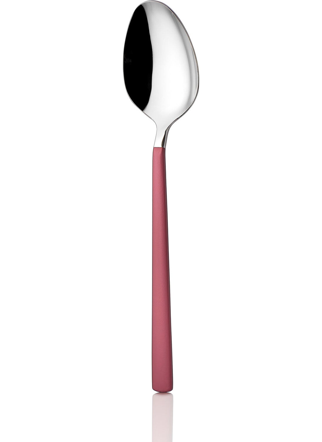 Hunter Pink Touch Matte 12 Piece Dessert Spoon 18/10 Stainless Steel 2.5 mm