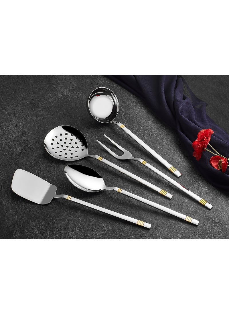 Duru Gold 5 Piece Ladle Skimmer Set