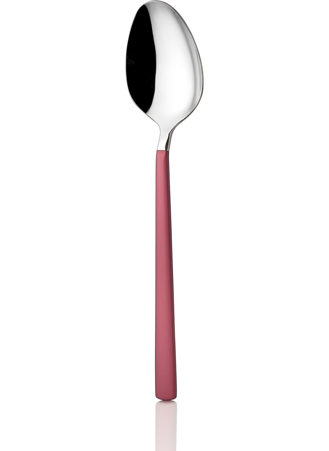 Hunter Pink Touch Matte 6 Piece Dessert Spoon 18/10 Stainless Steel 2.5 mm