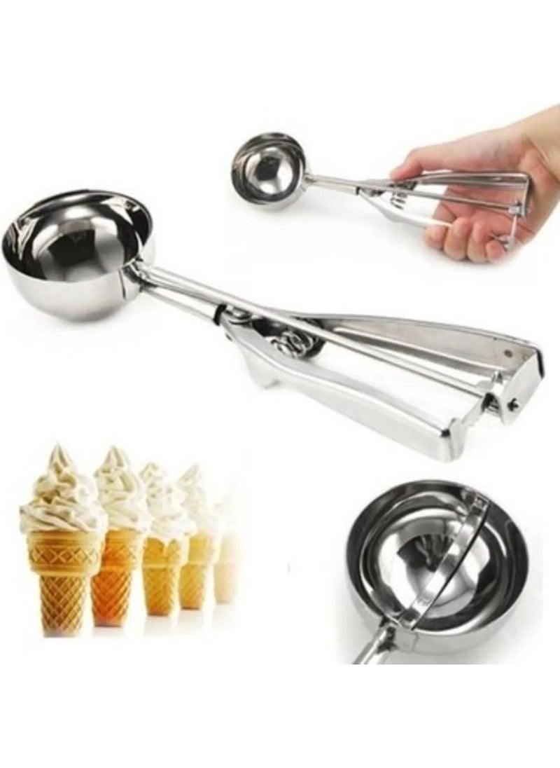 1st quality Ice Cream Spoon with Scissors
