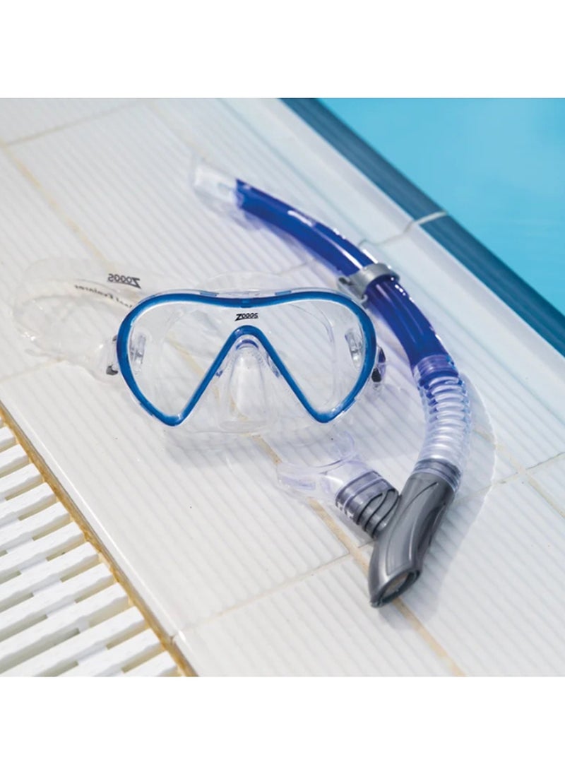 Zoggs Adult Reef Explorer Snorkel Set Junior