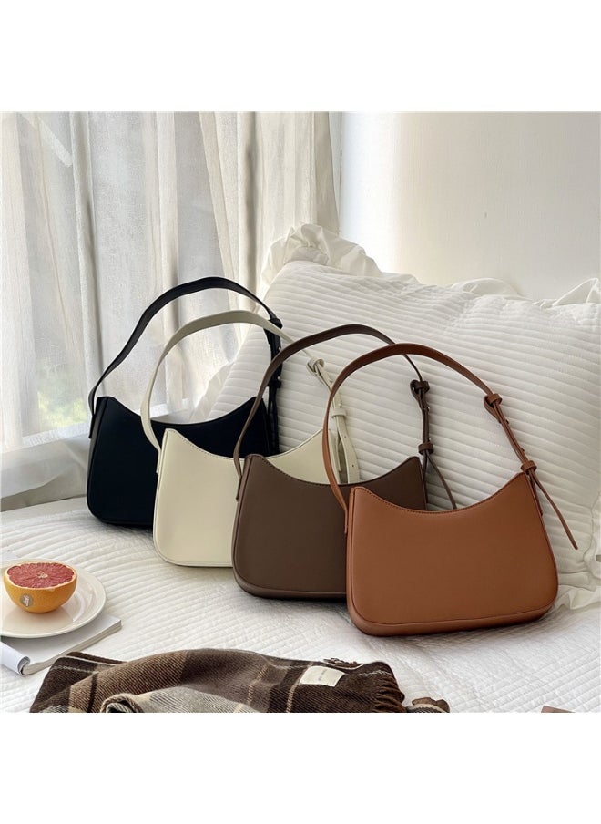 Korean Bag Women's Single Shoulder Bag Frosted Fashion Simple Underarm Bag Trend Hand Small Square Bag