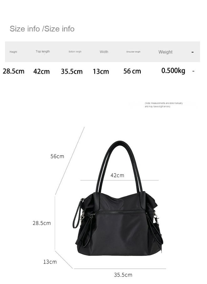 Fashion Large Capacity Underarm Oxford Cloth Bag Travel Bag Waterproof Ultra-light Commuter Shoulder Bag Advanced Sense Practical