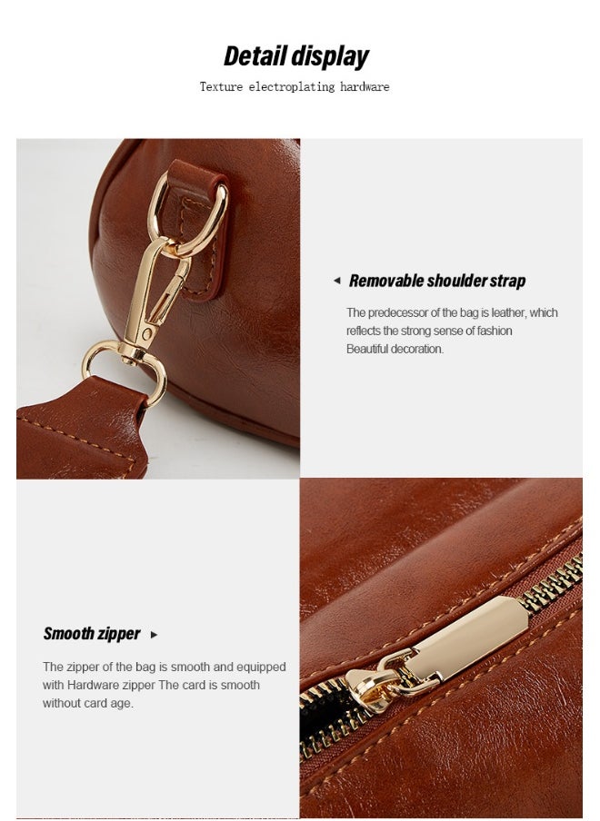 Fashionable Crossbody Bags For Women Small Over The Shoulder Saddle Purses And Cross Body Handbags For Travelling Shopping