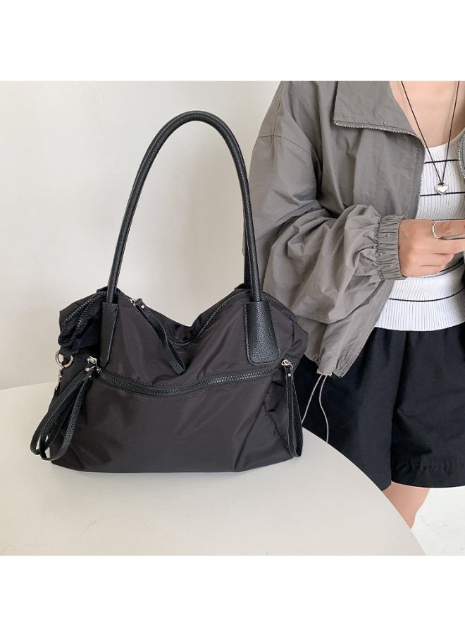 Fashion Large Capacity Underarm Oxford Cloth Bag Travel Bag Waterproof Ultra-light Commuter Shoulder Bag Advanced Sense Practical