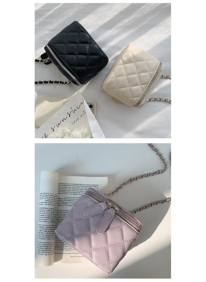Korean Bag Female Niche Single Shoulder Crossbody Bag Diamond Lattice Chain Bag Advanced Envelope Fashion Mini Box Bag