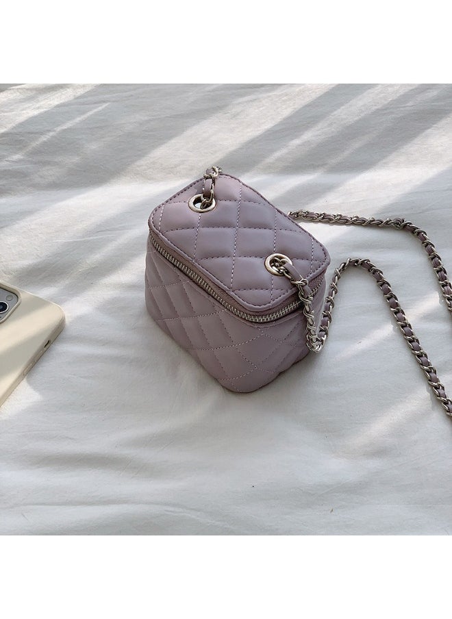 Korean Bag Female Niche Single Shoulder Crossbody Bag Diamond Lattice Chain Bag Advanced Envelope Fashion Mini Box Bag