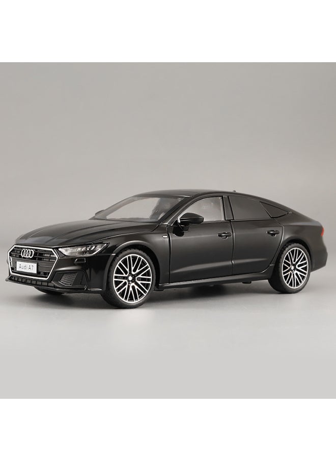 1:24 Audi A7 Street Car Version Alloy Car Model Collection Decoration Chenghai Toy Alloy Toy Car Simulation-Color:White